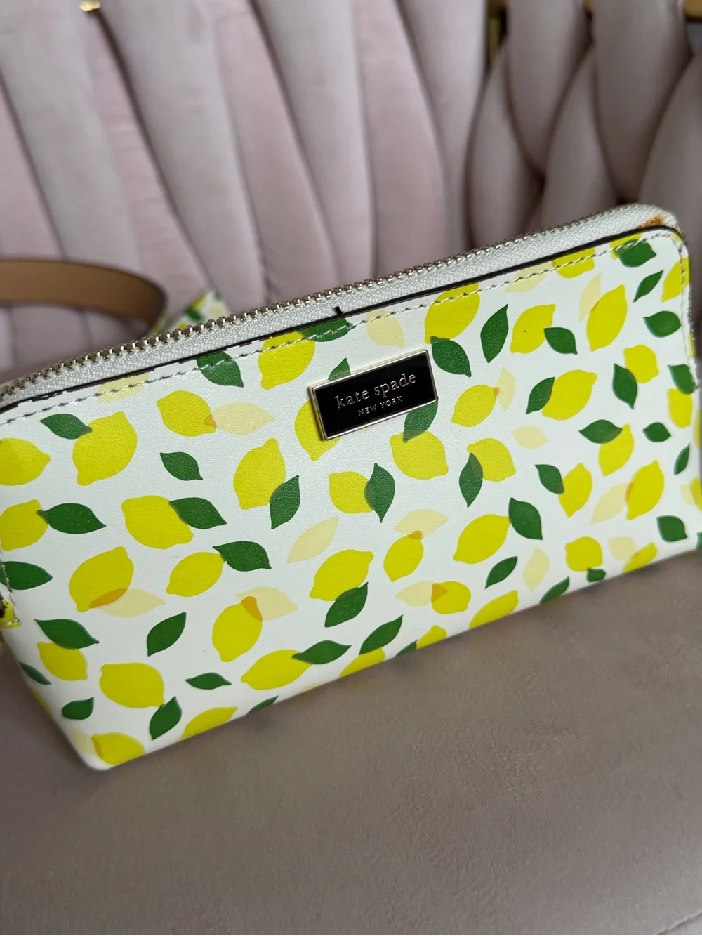 Kate Spade ♠️ Lemon Toss Belt Bag Sz L/XL 🍋